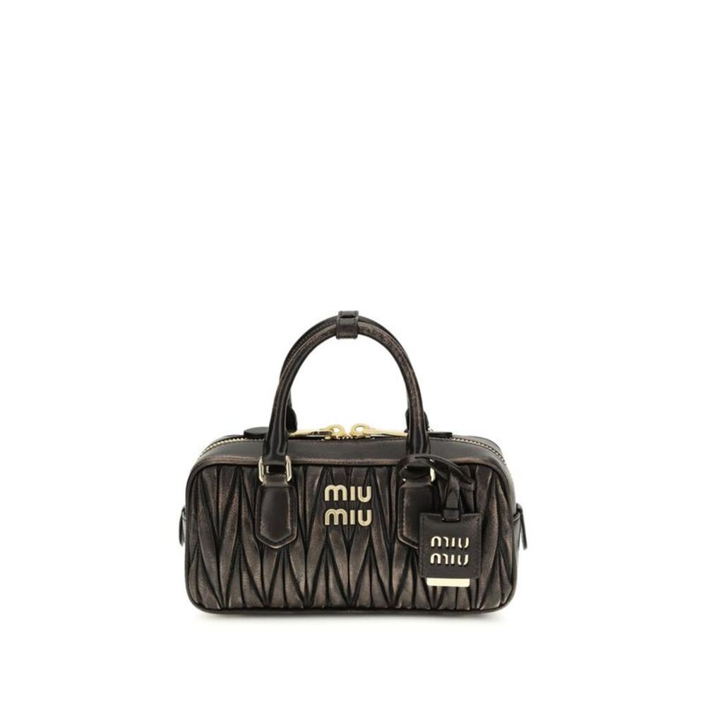 Miu Miu Brown Lamb Ovis Aries Aries Women's Handbag